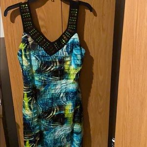 Ruffle bodycon dress